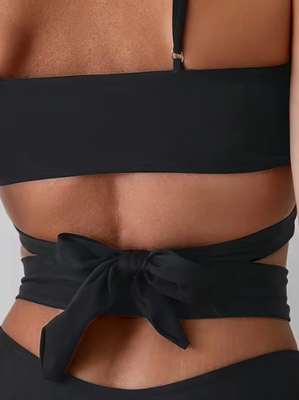 Cut-Out Black Bikini Set - Picture 3 of 5